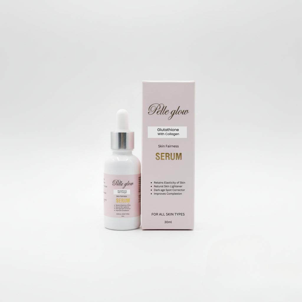 Pelle Glow Brightening Skin Serum with Glutathione & Collagen for Radiant Skin (30ml)