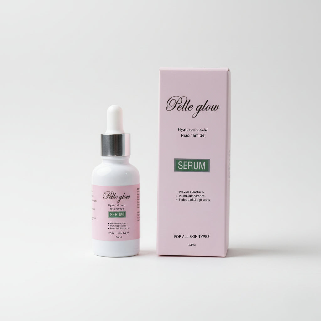 Pelle Glow Hydrating Face Serum with Hyaluronic Acid & Niacinamide (30ml)