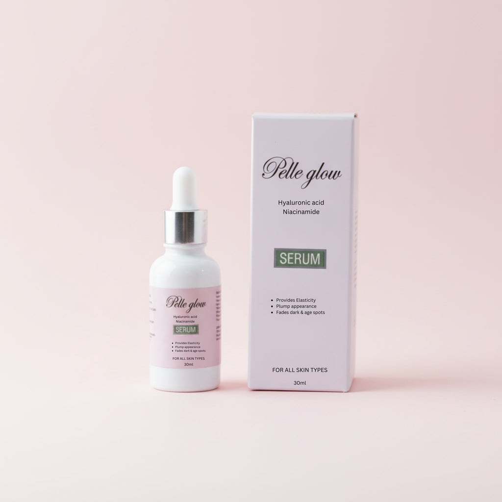 Pelle Glow Hydrating Face Serum with Hyaluronic Acid & Niacinamide (30ml)
